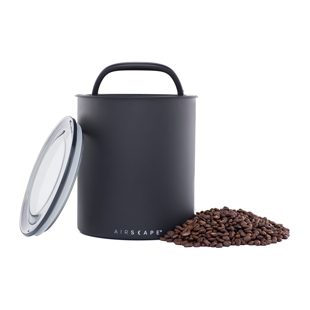 Airscape Airtight 2 Pound / Kilo Coffee Storage Container (Black)